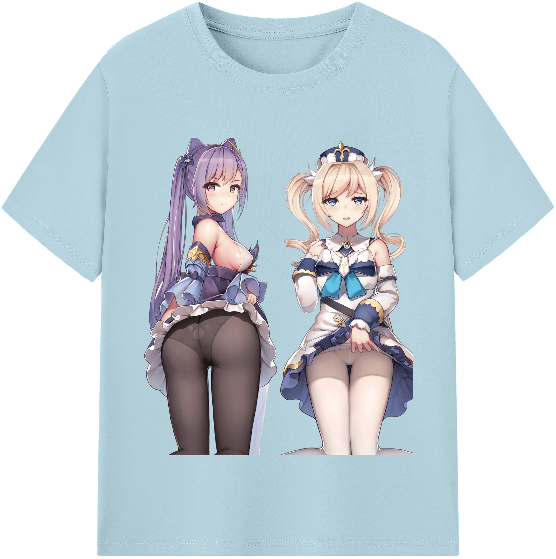 げんし神 刻晴 こくせい genshin Kokusei 綿100％半袖Tシャツ（フロントプリント）